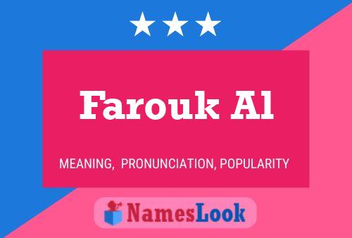 Farouk Al பெயர் போஸ்டர்