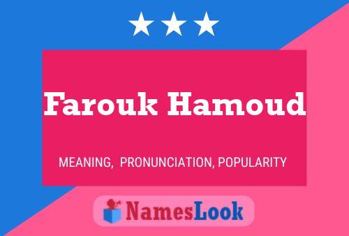 Farouk Hamoud பெயர் போஸ்டர்