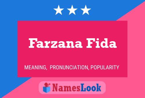 Farzana Fida பெயர் போஸ்டர்