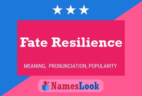 Fate Resilience பெயர் போஸ்டர்