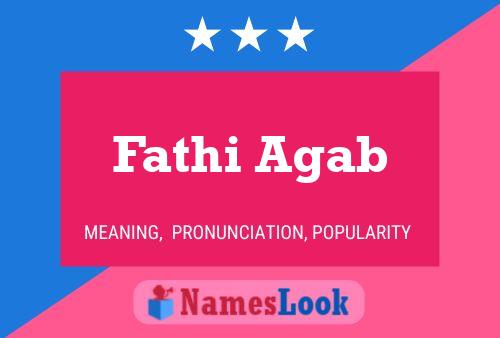 Fathi Agab பெயர் போஸ்டர்