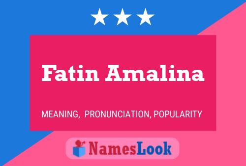 Fatin Amalina பெயர் போஸ்டர்