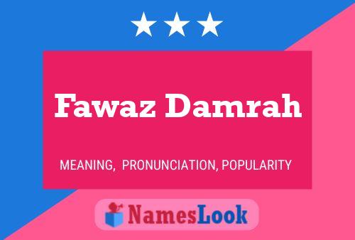 Fawaz Damrah பெயர் போஸ்டர்