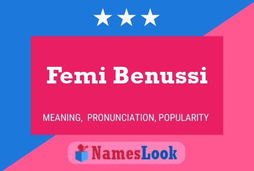 Femi Benussi பெயர் போஸ்டர்