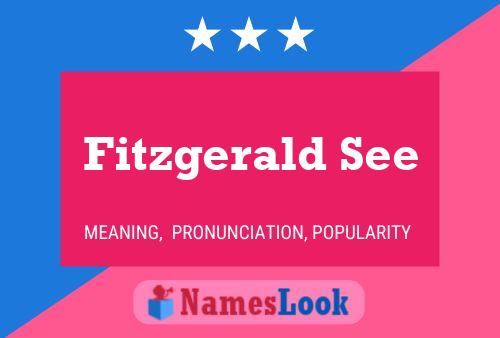 Fitzgerald See பெயர் போஸ்டர்