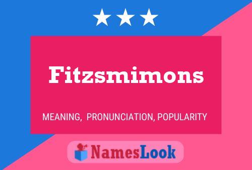 Fitzsmimons பெயர் போஸ்டர்