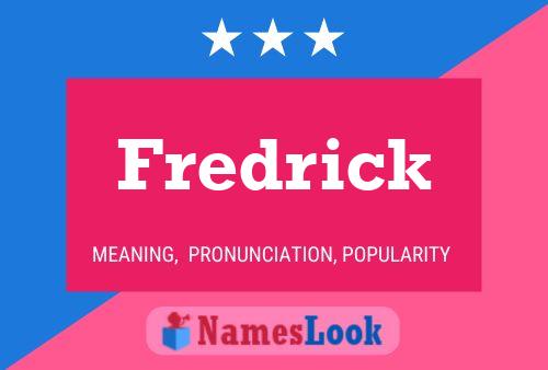 Fredrick பெயர் போஸ்டர்