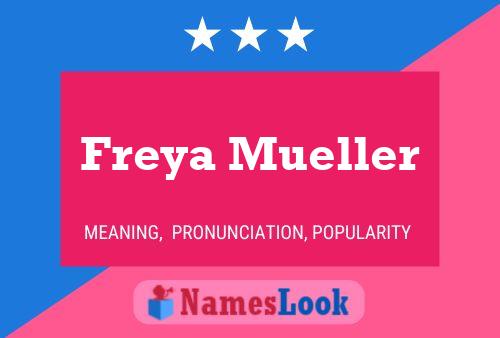 Freya Mueller பெயர் போஸ்டர்