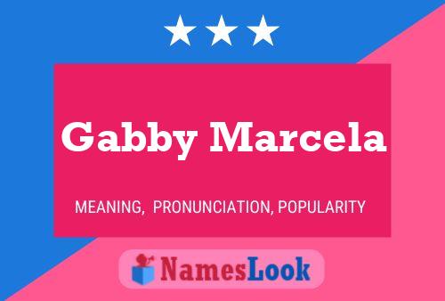 Gabby Marcela பெயர் போஸ்டர்