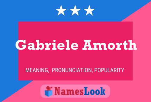 Gabriele Amorth பெயர் போஸ்டர்