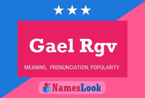 Gael Rgv பெயர் போஸ்டர்