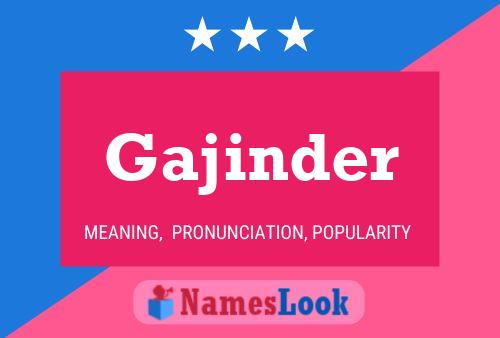 Gajinder பெயர் போஸ்டர்