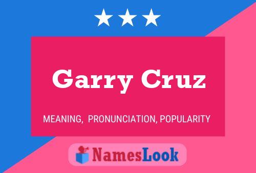 Garry Cruz பெயர் போஸ்டர்