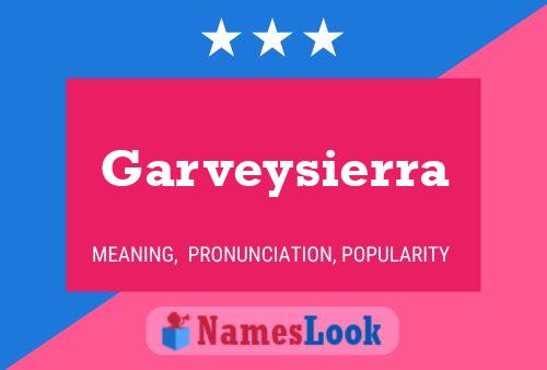 Garveysierra பெயர் போஸ்டர்