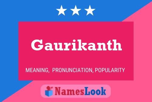 Gaurikanth பெயர் போஸ்டர்