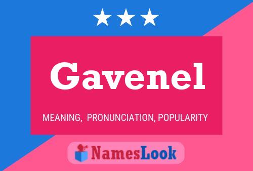 Gavenel பெயர் போஸ்டர்