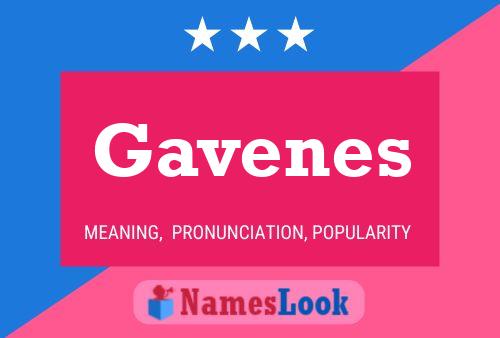 Gavenes பெயர் போஸ்டர்