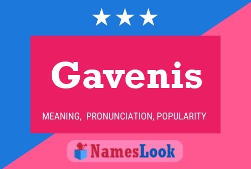 Gavenis பெயர் போஸ்டர்