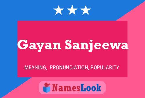 Gayan Sanjeewa பெயர் போஸ்டர்