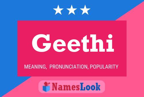 Geethi பெயர் போஸ்டர்