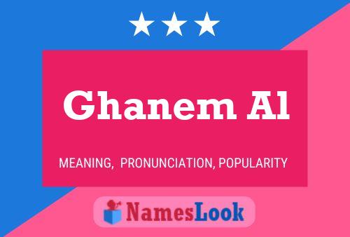 Ghanem Al பெயர் போஸ்டர்