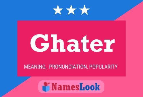 Ghater பெயர் போஸ்டர்