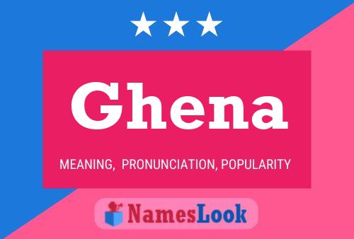 Ghena பெயர் போஸ்டர்