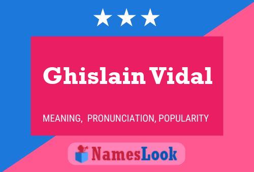 Ghislain Vidal பெயர் போஸ்டர்