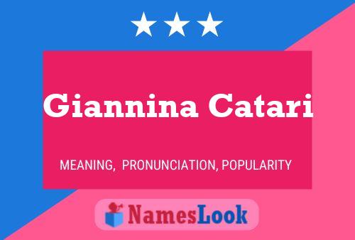 Giannina Catari பெயர் போஸ்டர்