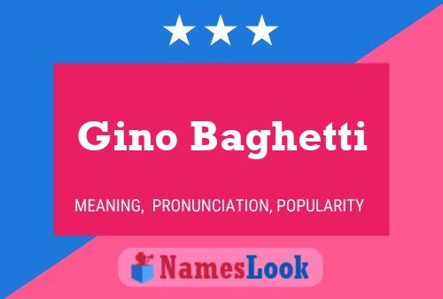 Gino Baghetti பெயர் போஸ்டர்