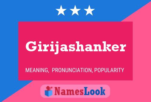 Girijashanker பெயர் போஸ்டர்