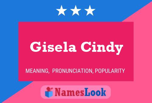 Gisela Cindy பெயர் போஸ்டர்