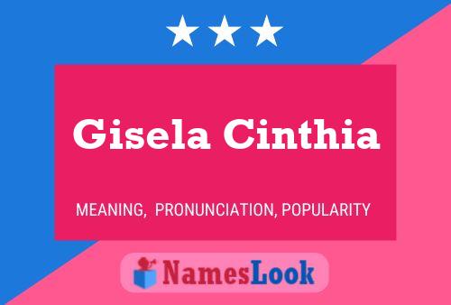 Gisela Cinthia பெயர் போஸ்டர்