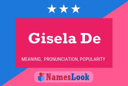 Gisela De பெயர் போஸ்டர்