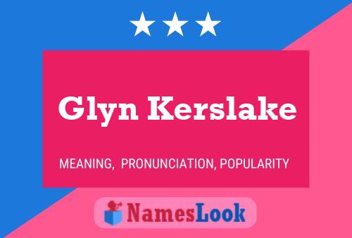 Glyn Kerslake பெயர் போஸ்டர்