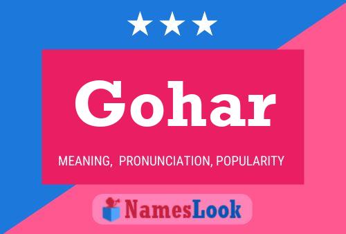 Gohar பெயர் போஸ்டர்