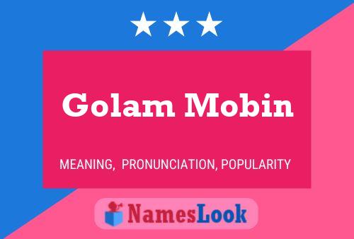 Golam Mobin பெயர் போஸ்டர்