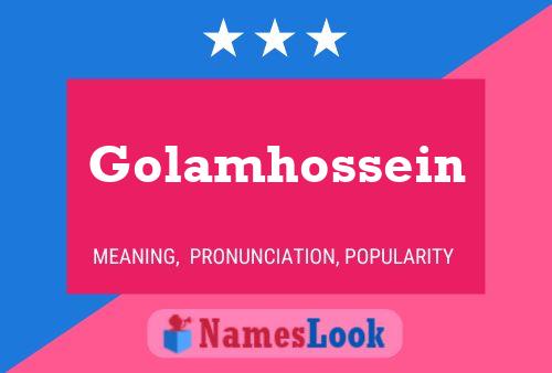 Golamhossein பெயர் போஸ்டர்