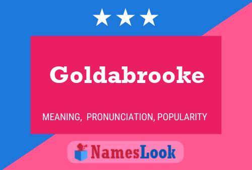 Goldabrooke பெயர் போஸ்டர்