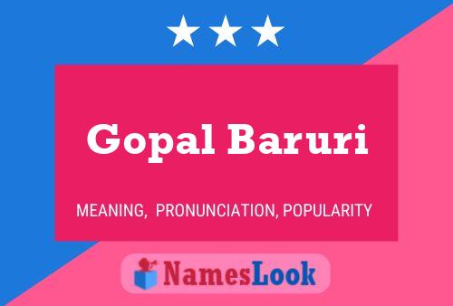 Gopal Baruri பெயர் போஸ்டர்