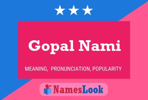 Gopal Nami பெயர் போஸ்டர்