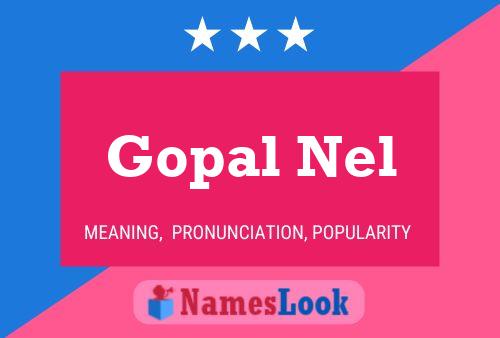 Gopal Nel பெயர் போஸ்டர்