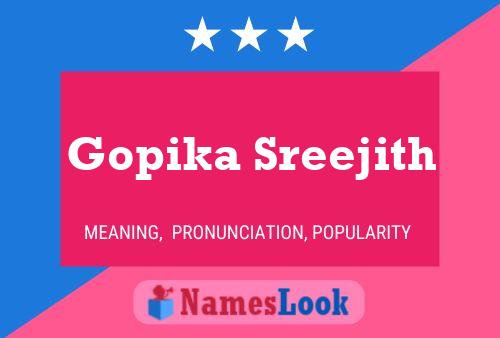 Gopika Sreejith பெயர் போஸ்டர்