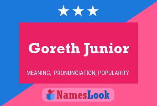 Goreth Junior பெயர் போஸ்டர்