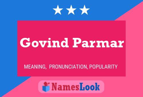 Govind Parmar பெயர் போஸ்டர்