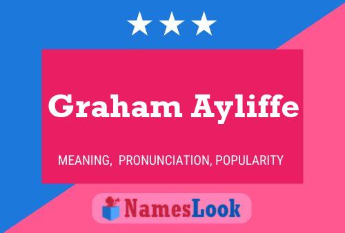 Graham Ayliffe பெயர் போஸ்டர்