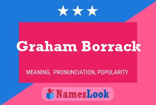 Graham Borrack பெயர் போஸ்டர்