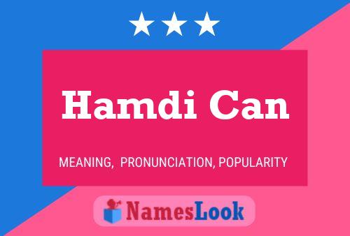 Hamdi Can பெயர் போஸ்டர்