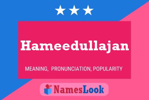 Hameedullajan பெயர் போஸ்டர்