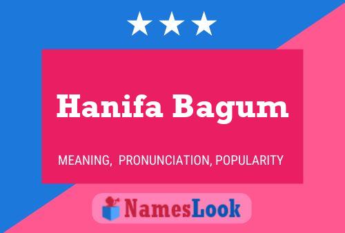 Hanifa Bagum பெயர் போஸ்டர்